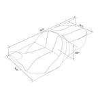 Seat Front Rear Driver Passenger Fit For Harley Electra Glide (2009-2023)