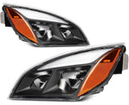 2Pcs Full LED DRL Headlights for Freightliner Cascadia (2018–2020)