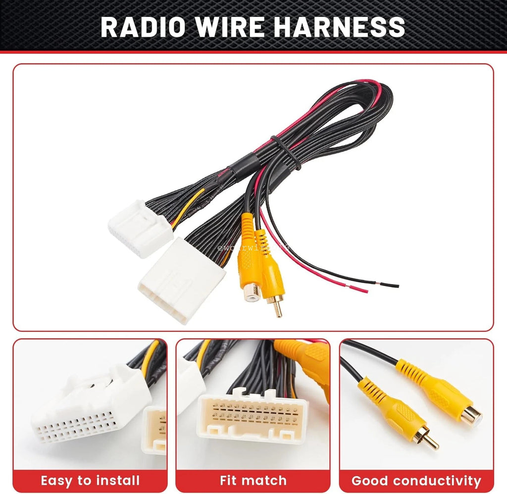 Backup Camera Wire Adapter & Voltage Converter for Toyota Camry (2015–2023)