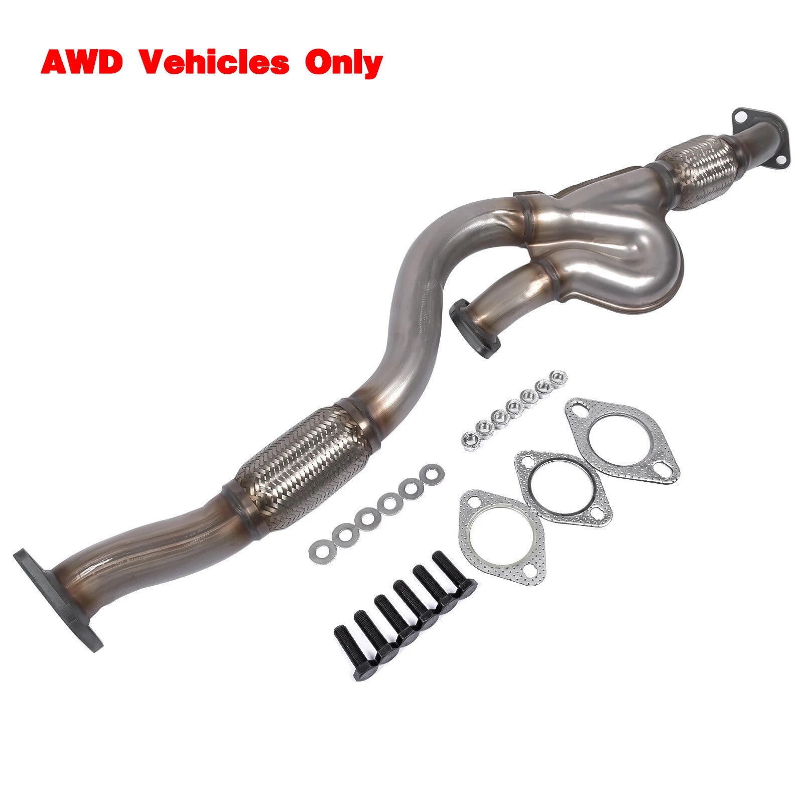 Exhaust Front Flex Y Pipe for Hyundai Tucson Kia Sportage (2005-2010)