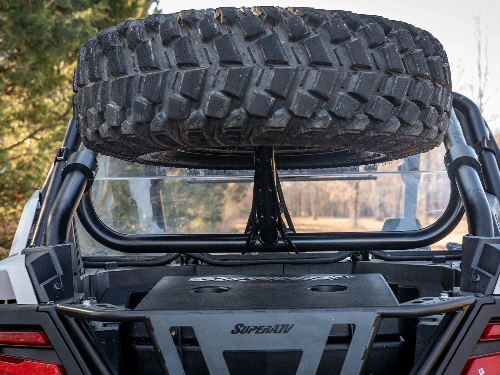 SuperATV Spare Tire Carrier for Polaris RZR PRO XP (2020–2023)