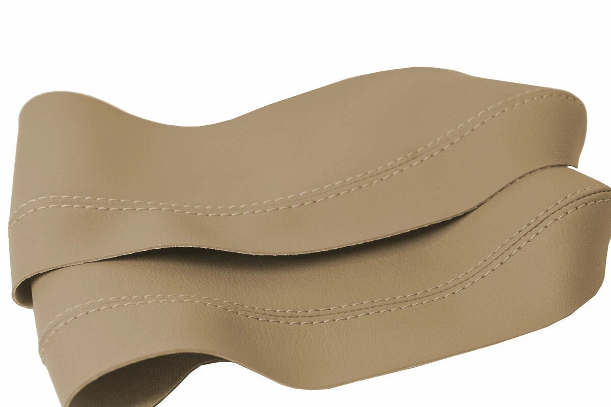 Leather Front Armrest Door Panel Cover for BMW E63 E64 (2004–2011) Beige