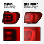 LED Tail Light for GMC Acadia SLE (2017–2019) Passenger Side w/ Bulb