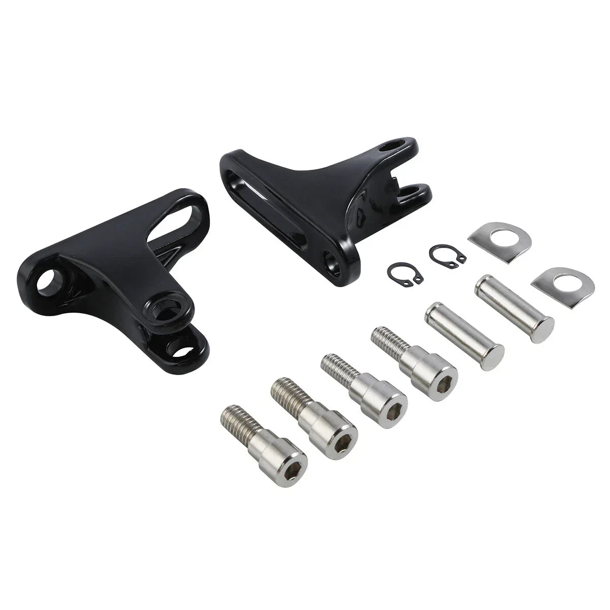 Black Passenger Footpeg for Harley Road King Street Electra Glide (1993-2025)