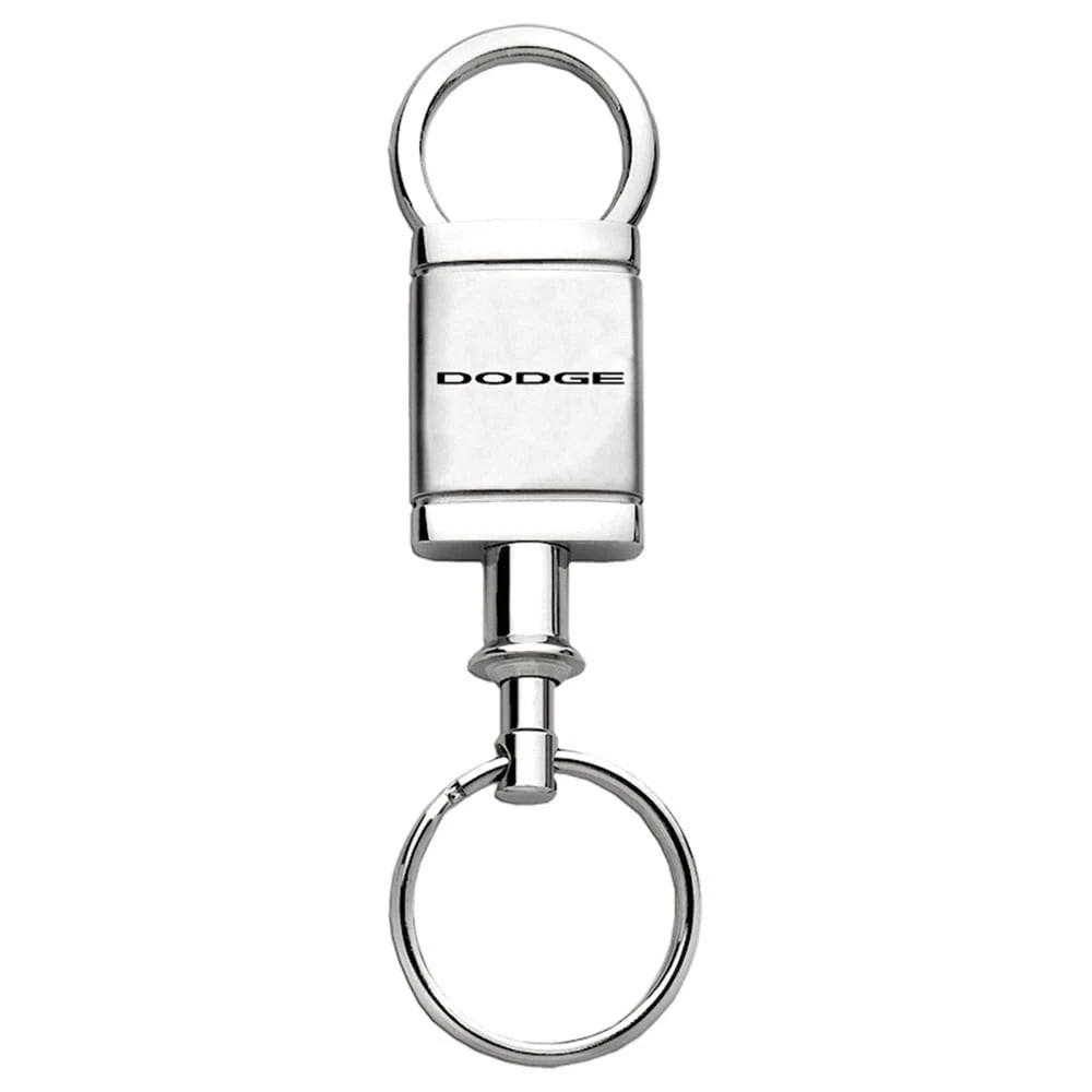 Satin-Chrome Valet Keychain KCV.DOD - Officially Licensed for Dodge
