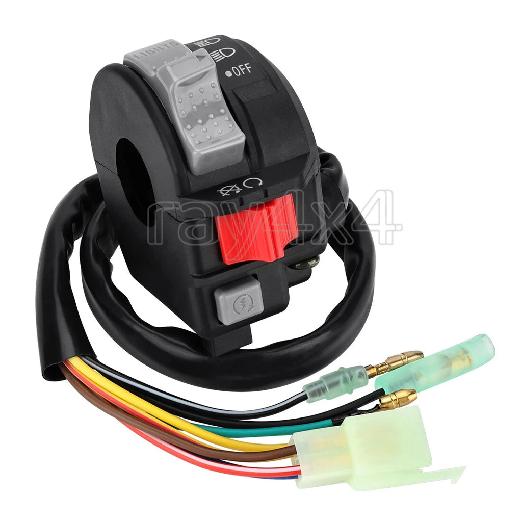 Handlebar Start Run Switch Headlight for Yamaha YFB250 YFM250X (1991–1998)