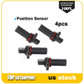 Set of 4 Crankshaft Position Sensors for Dodge Avenger Chrysler 200 Jeep Patriot