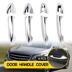 Set of 4 Chrome Exterior Door Handle Covers for Mercedes-Benz ML Class W166 (2012–2015)