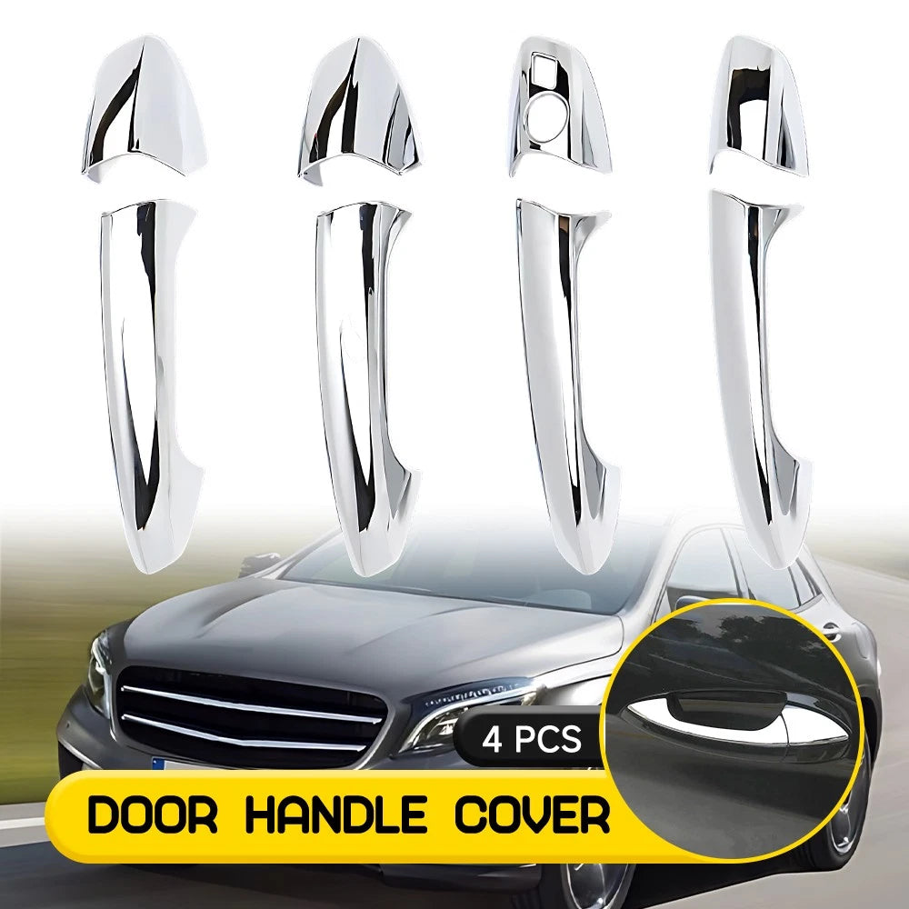 Set of 4 Chrome Exterior Door Handle Covers for Mercedes-Benz ML Class W166 (2012–2015)