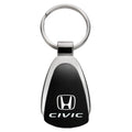 Black Teardrop Keychain - Officially Licensed for Honda Civic