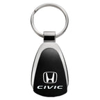 Black Teardrop Keychain - Officially Licensed for Honda Civic
