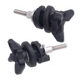 2 x Black Windshield Adjustment Screws for BMW R1200GS ADV (2004-2017)