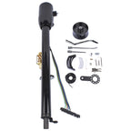 32" Black Stainless Steel Tilt Steering Column