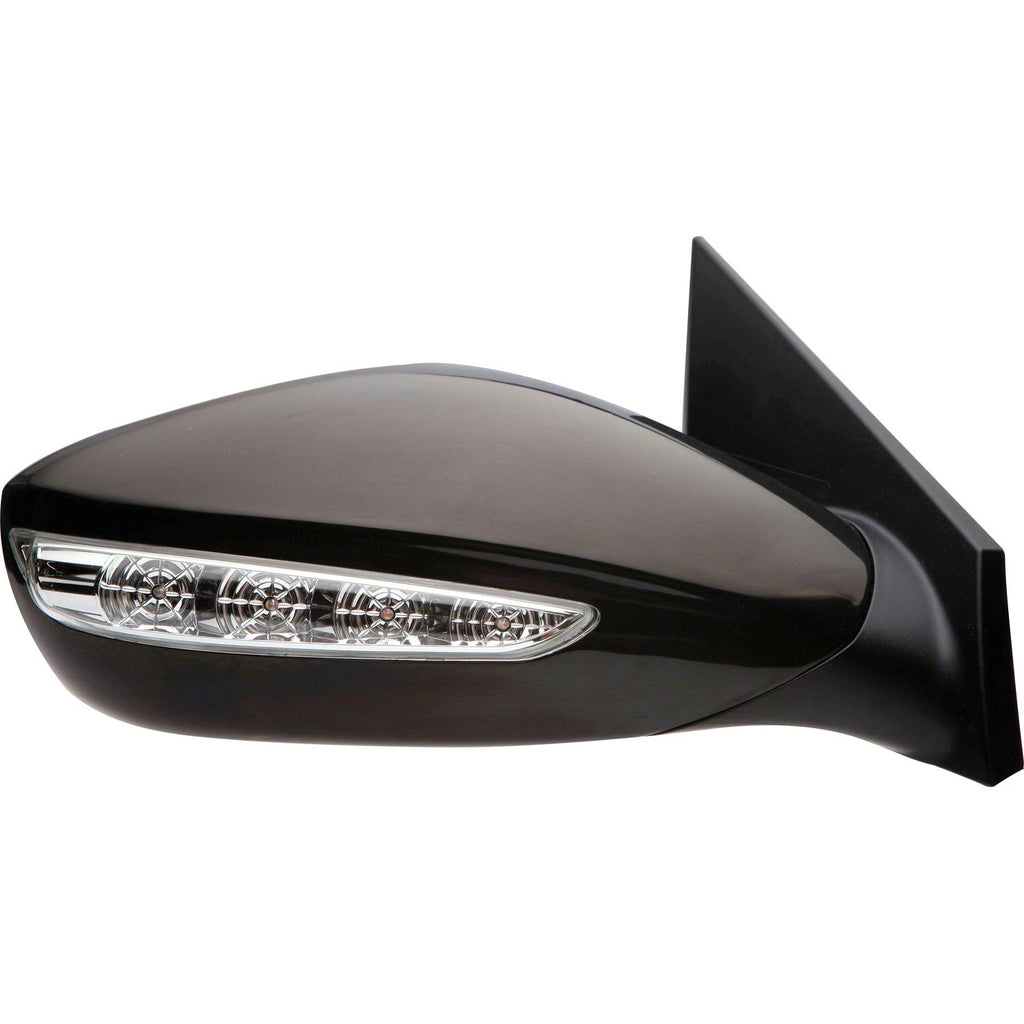 Replacement Ready to Paint Passenger Power Door Mirror w/o Heated w/Turn Signal