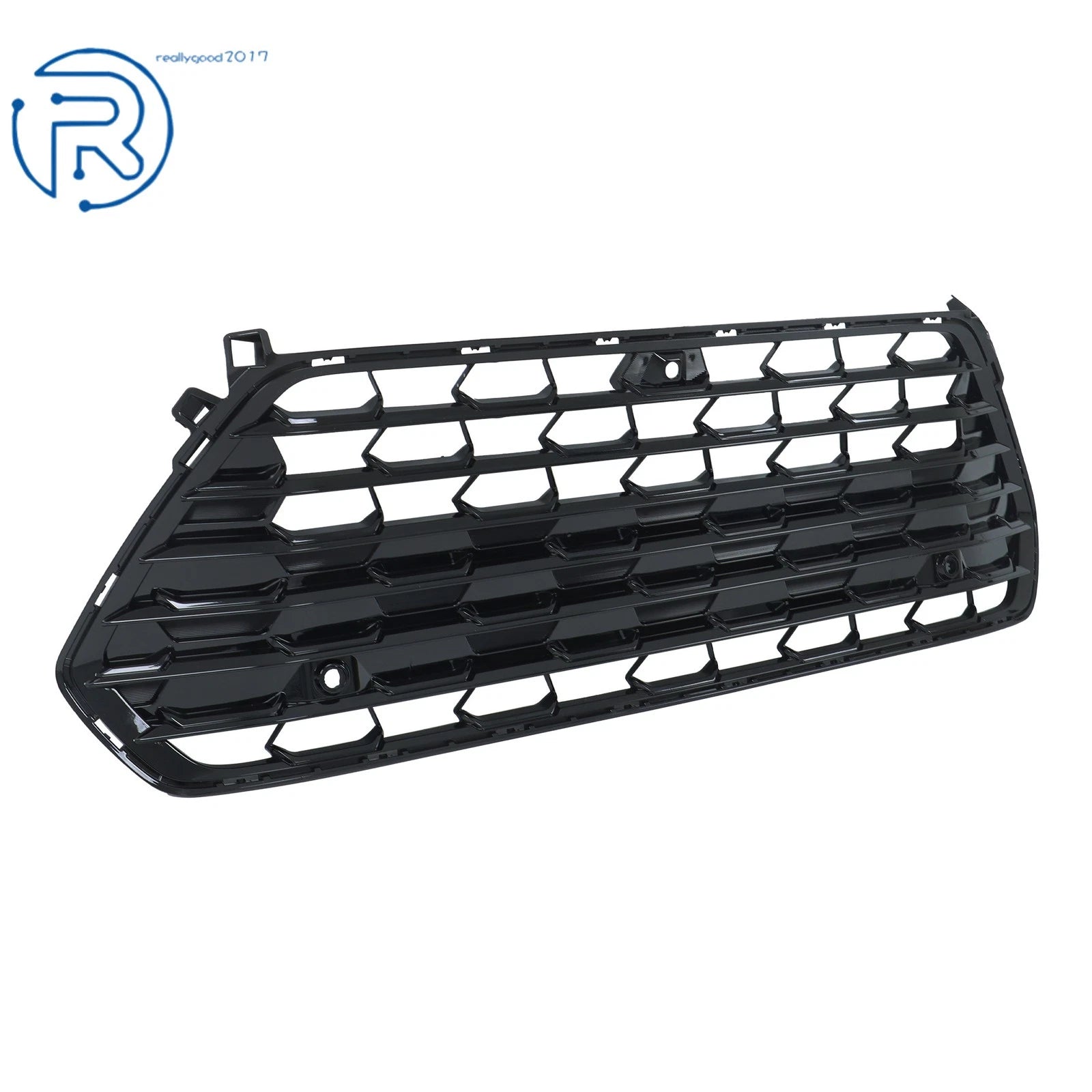 Front Bumper Lower Grille for Grand Highlander (2024) Gloss Black with Sensor Hole
