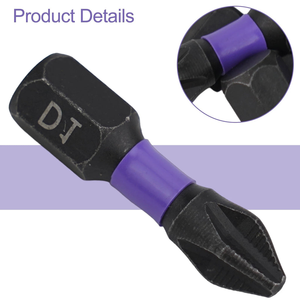 Set of 5 PH2 Magnetic Screwdriver Bits for