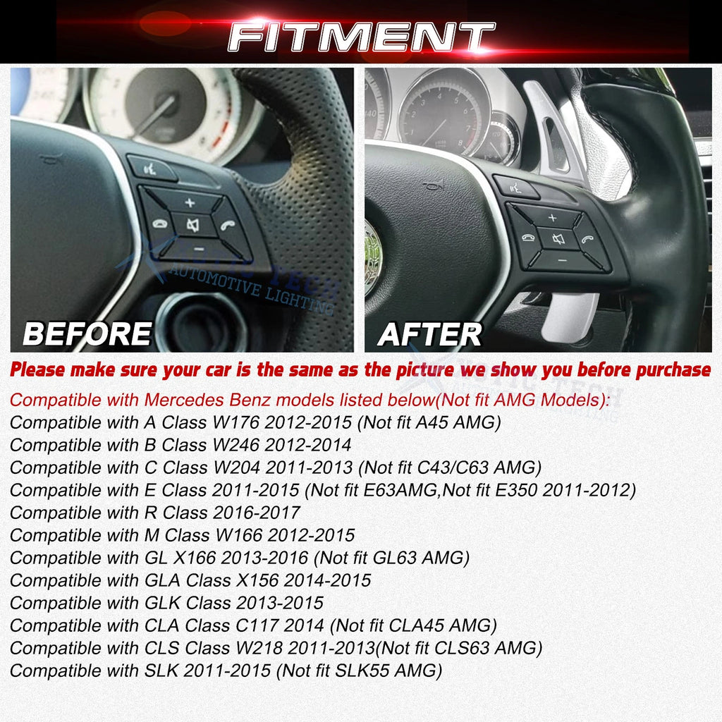 Paddle Shifter Extension for Mercedes-Benz A C GLA CLA GL (2015-2023)