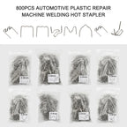 Set of 800 Pre-Cut Hot Staples for Car Bumper Plastic Welding Repair
