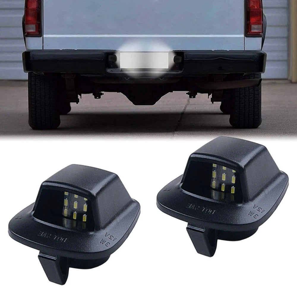 Bright LED License Plate Lights for Dodge Dakota Mitsubishi Raider