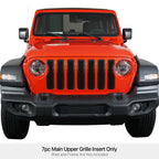Stainless Black Mesh Grille Insert for Jeep Wrangler JL (2018-2024)