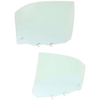 Set of 2 Rear Door Glasses for Sedan Left Right