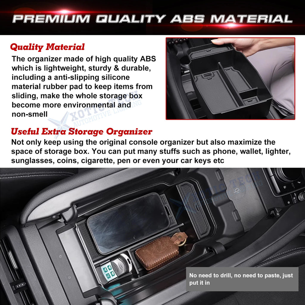 Center Console Organizer Tray for 2023-2026 Mazda CX-50 Black