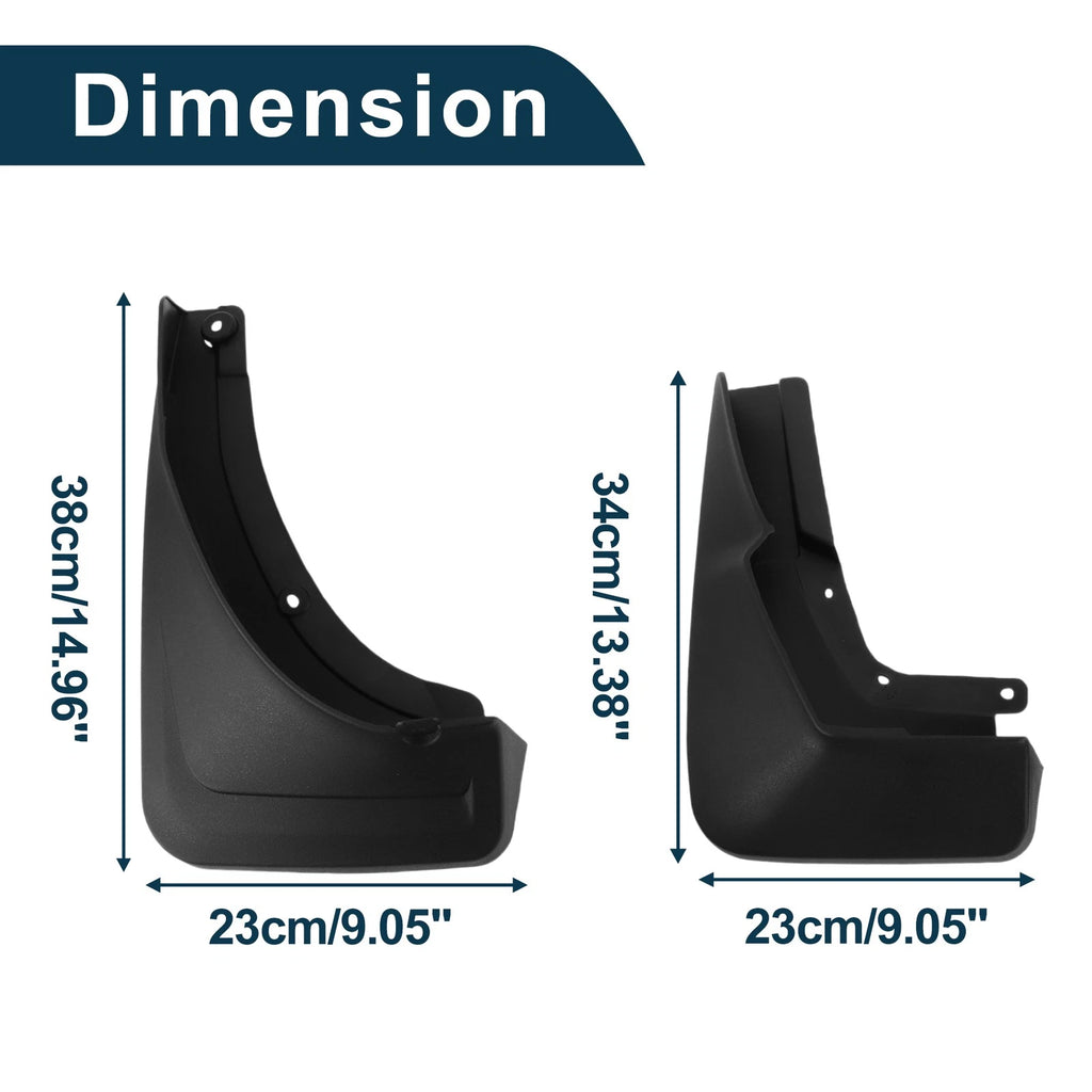 Mud Flaps Splash Guards for Mercedes Benz GLS (2017–2023)