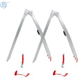Set of 2 Aluminum Folding Loading Ramps for Truck Motorcycle ATV UTV