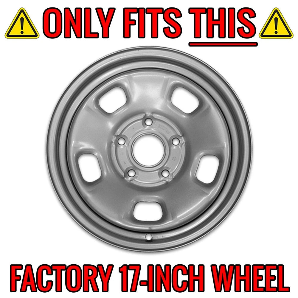 Wheel Skins Hub Caps Chrome 17 Inch Replacement for Ram 1500 (2013–2019)