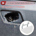 Washer Nozzle Cover Cap No.51117248064 for BMW 535i GT (2010–2017) White