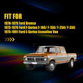 2X White Smoke LED Marker Side Light for Ford E-Series Econoline Van (1975–1991)