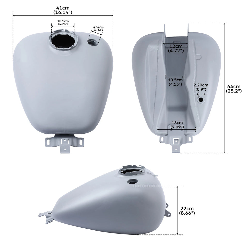 6 Gallon Fuel Gas Tank for Harley Touring CVO Electra Street Glide (2014–2023)