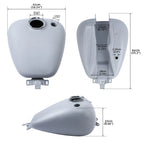 6 Gallon Fuel Gas Tank for Harley Touring CVO Electra Street Glide (2014–2023)