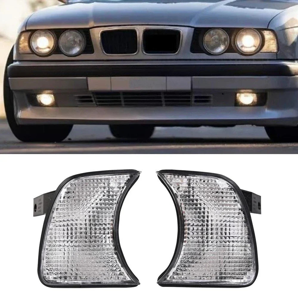 1 Pair Front Corner Lights Turn Signal for BMW 5-Series E34 (1988–1995)
