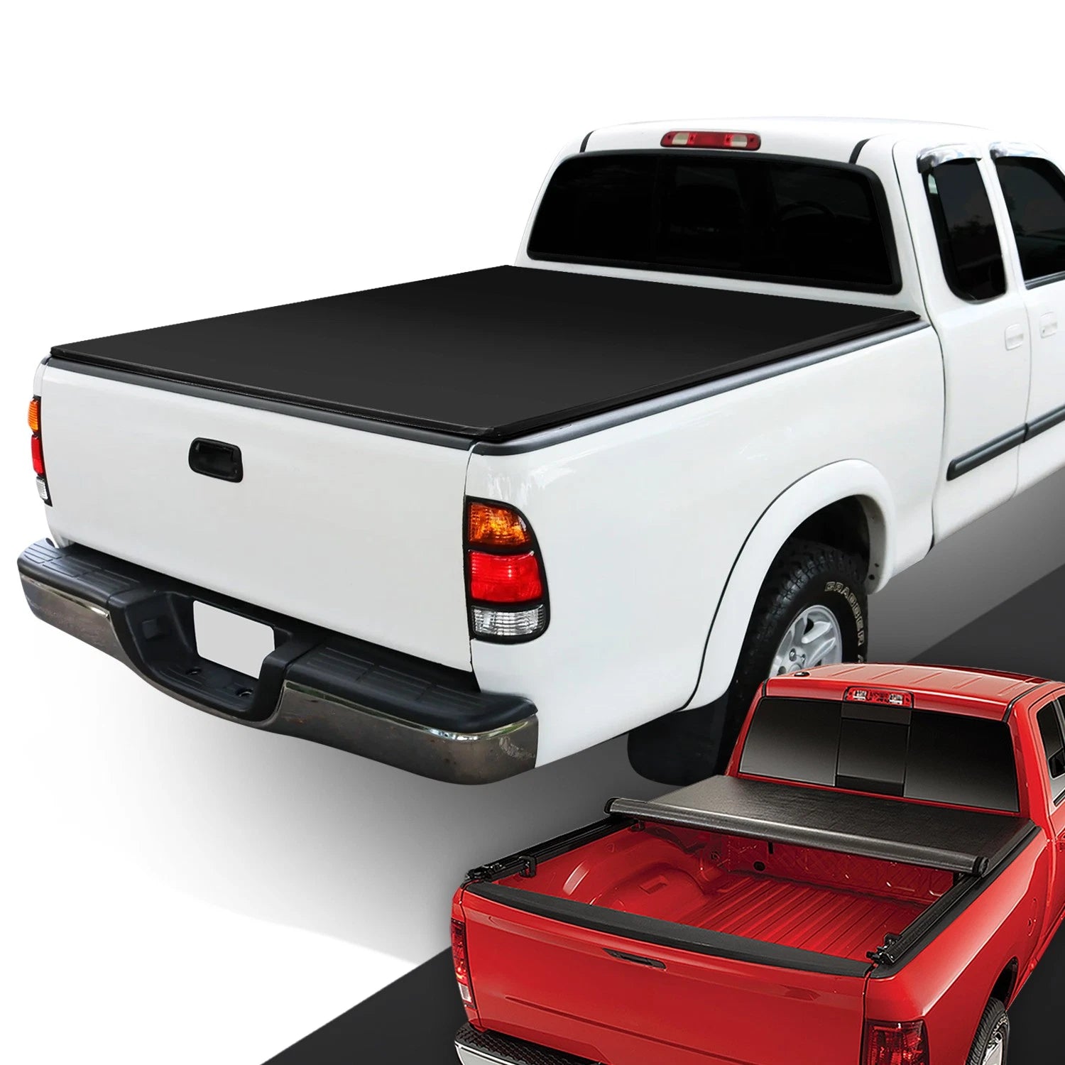 Vinyl Soft Roll Up Tonneau Cover for Toyota Tundra (2000–2006)