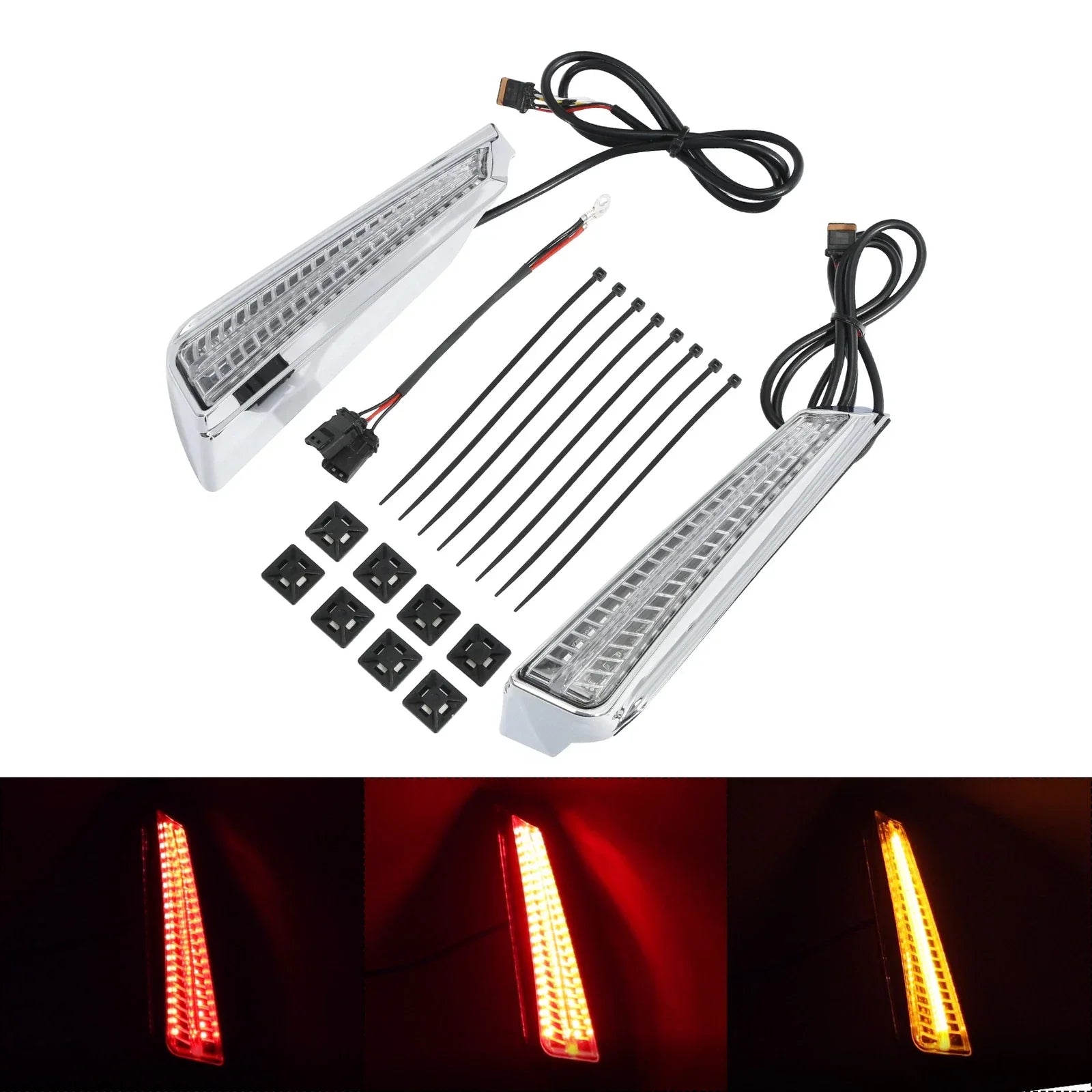 Rear LED Turn Signal Lights for Honda Goldwing 1800 GL1800 (2018-2025)
