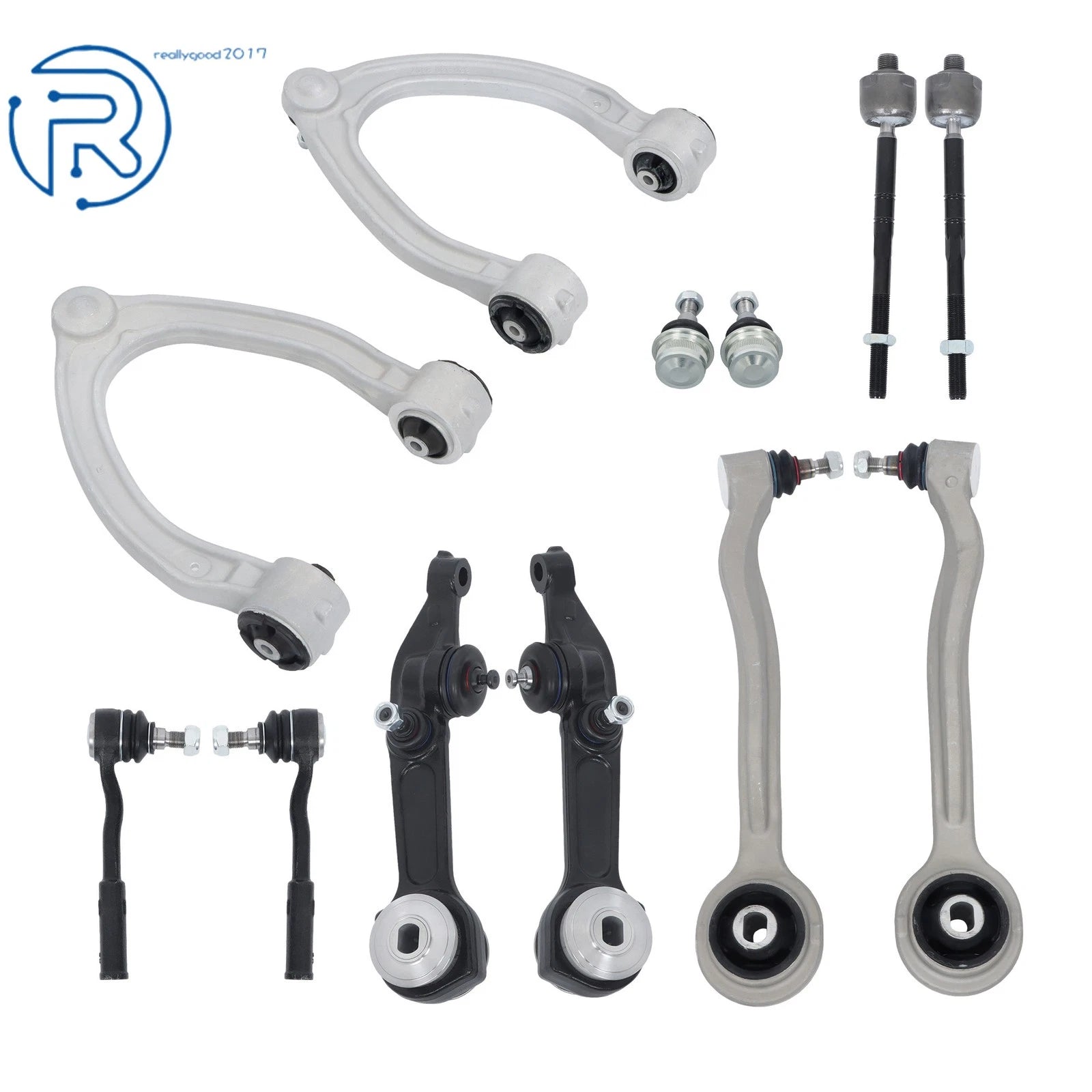 Control Arm Ball Joint Tie Rod Sway Bar Link Kit for Benz W220 (1999–2006)
