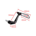 Handle Bar End Lever Protector with Folding Mirrors Set for Universal Motorcycle A9
