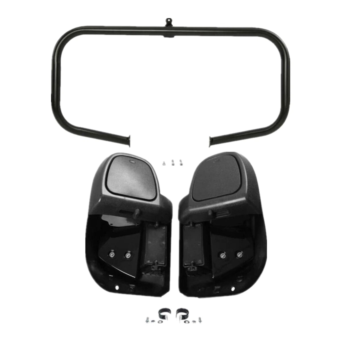 Black Lower Vented Fairings Engine Guard Bar for Harley Street Glide (2014–2023)