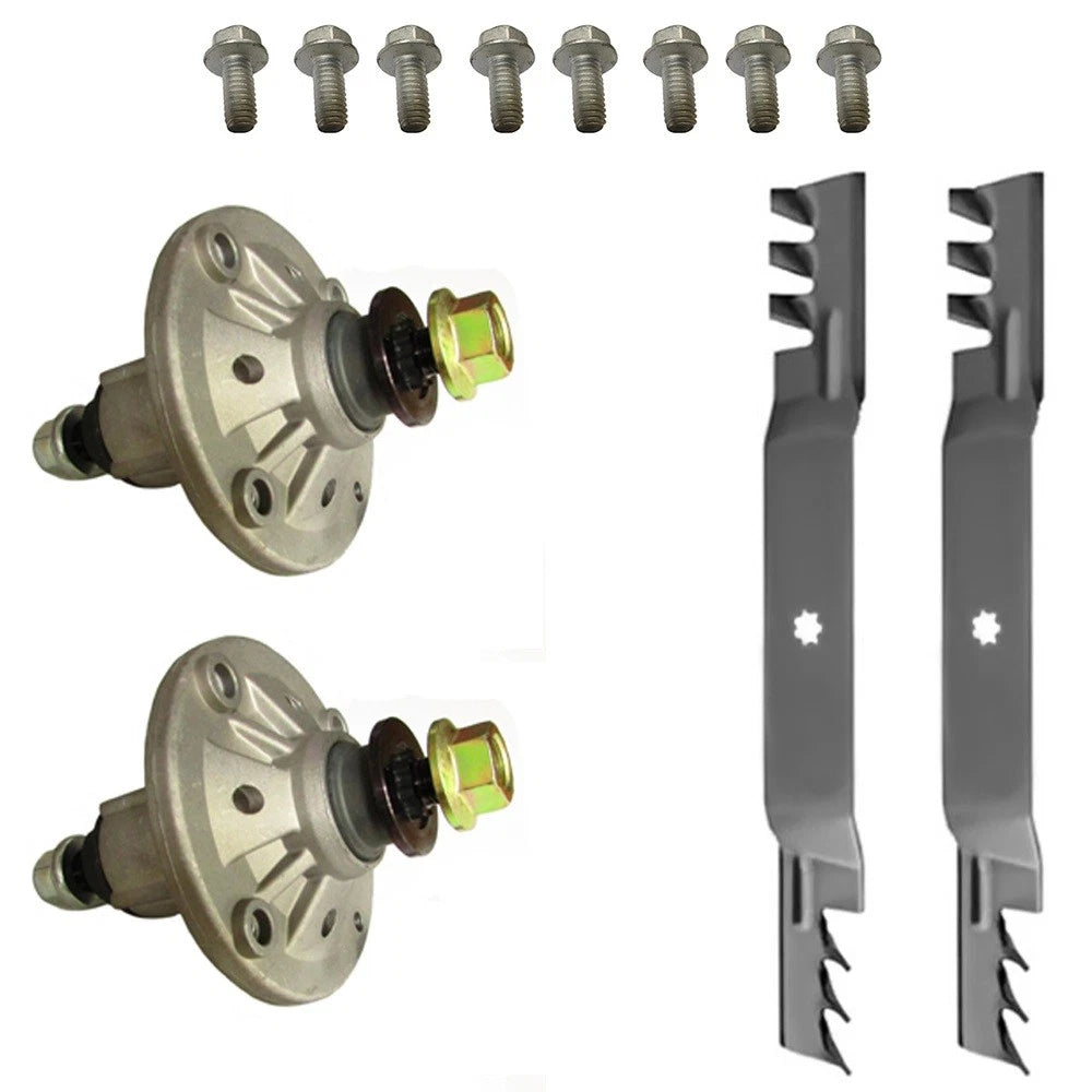 Mower Deck Kit Spindles & Blades for John Deere (GY20454, AM137328, GX20234)