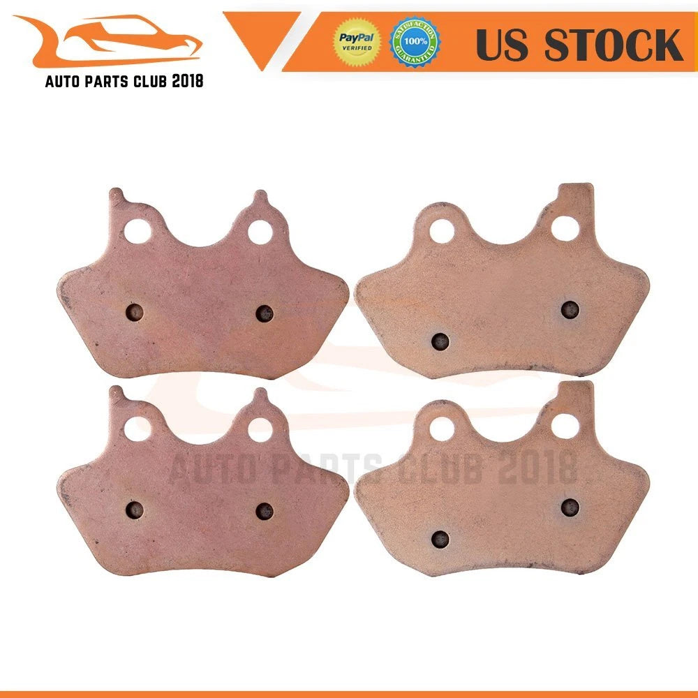 Set of 2 Front & Rear Sintered Brake Pads for Harley-Davidson Night Train (2000–2007)