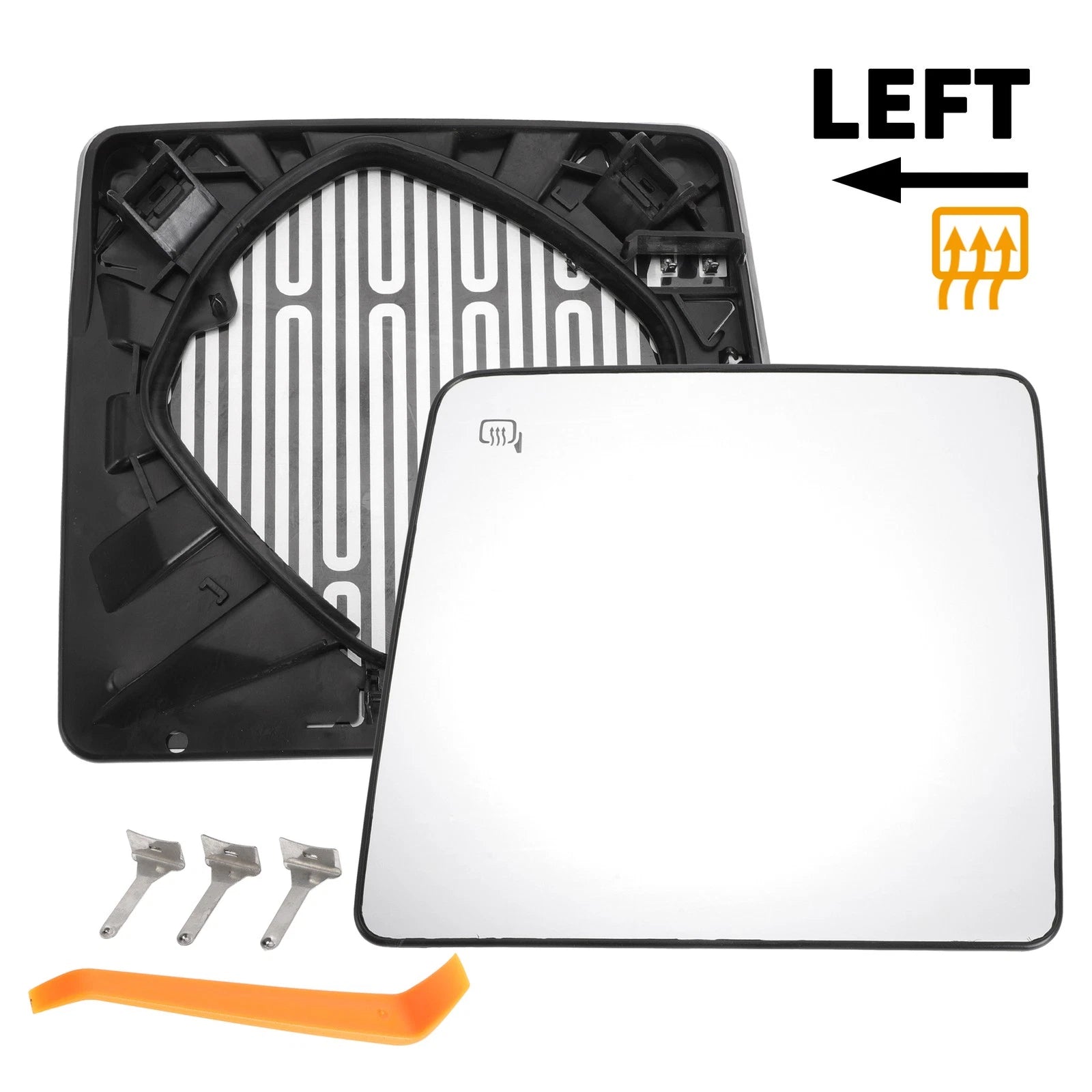 Heated Tow Mirror Glass Replacement for Ford F250 (2017–2022)