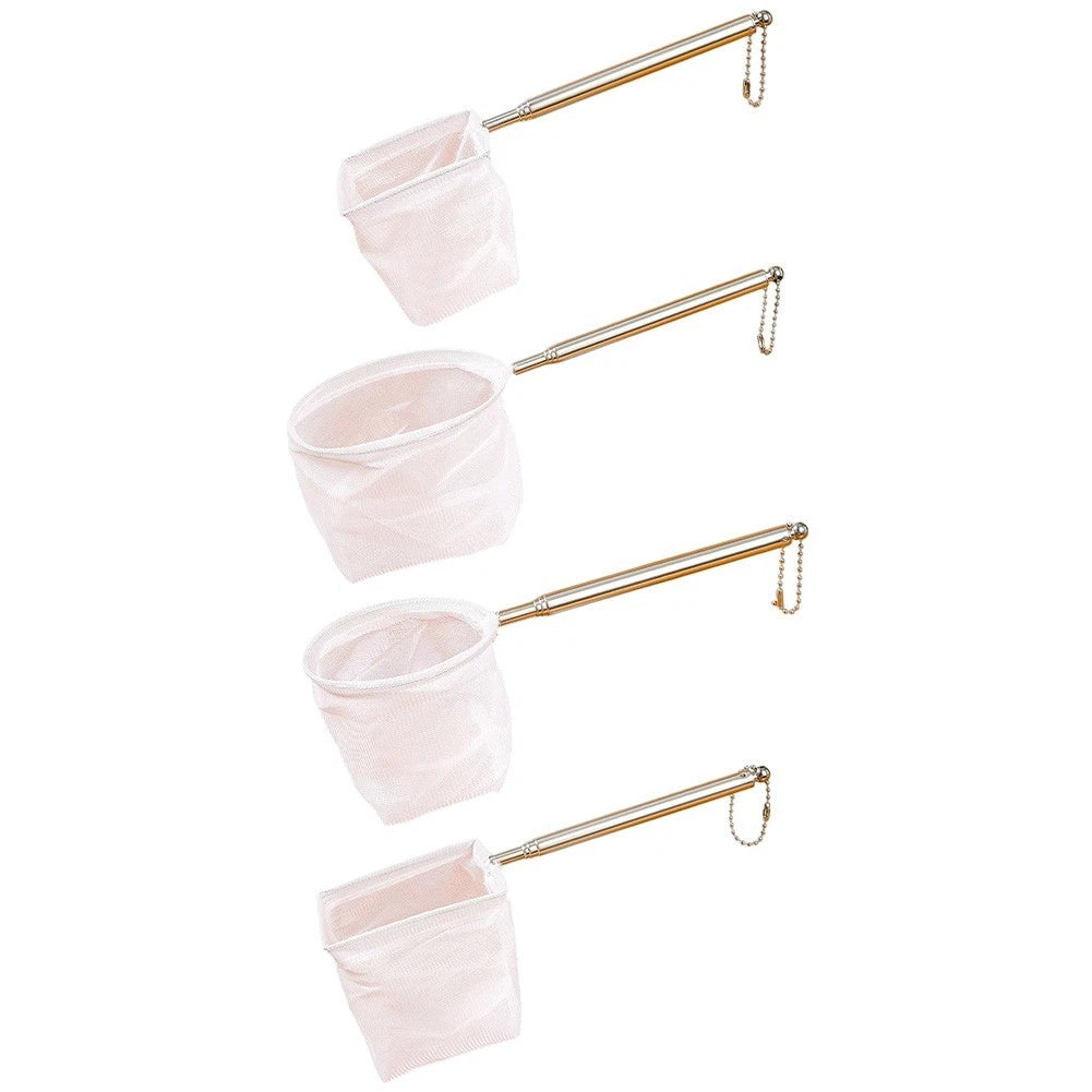 4X Stainless Steel Aquarium Net for Shrimp and Debris