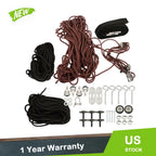 Self-Leveling Garage Storage Hoist for Jeep Wrangler & Ford Bronco (YYYY–YYYY)