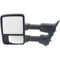 Tow Mirror for Ford F-250 Super Duty (2008–2010) Manual Fold Textured Black