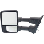 Tow Mirror for Ford F-250 Super Duty (2008–2010) Manual Fold Textured Black