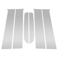 Set of 6 Door Pillar Window Trim for Ford Ranger (2015–2021) Silver Tone
