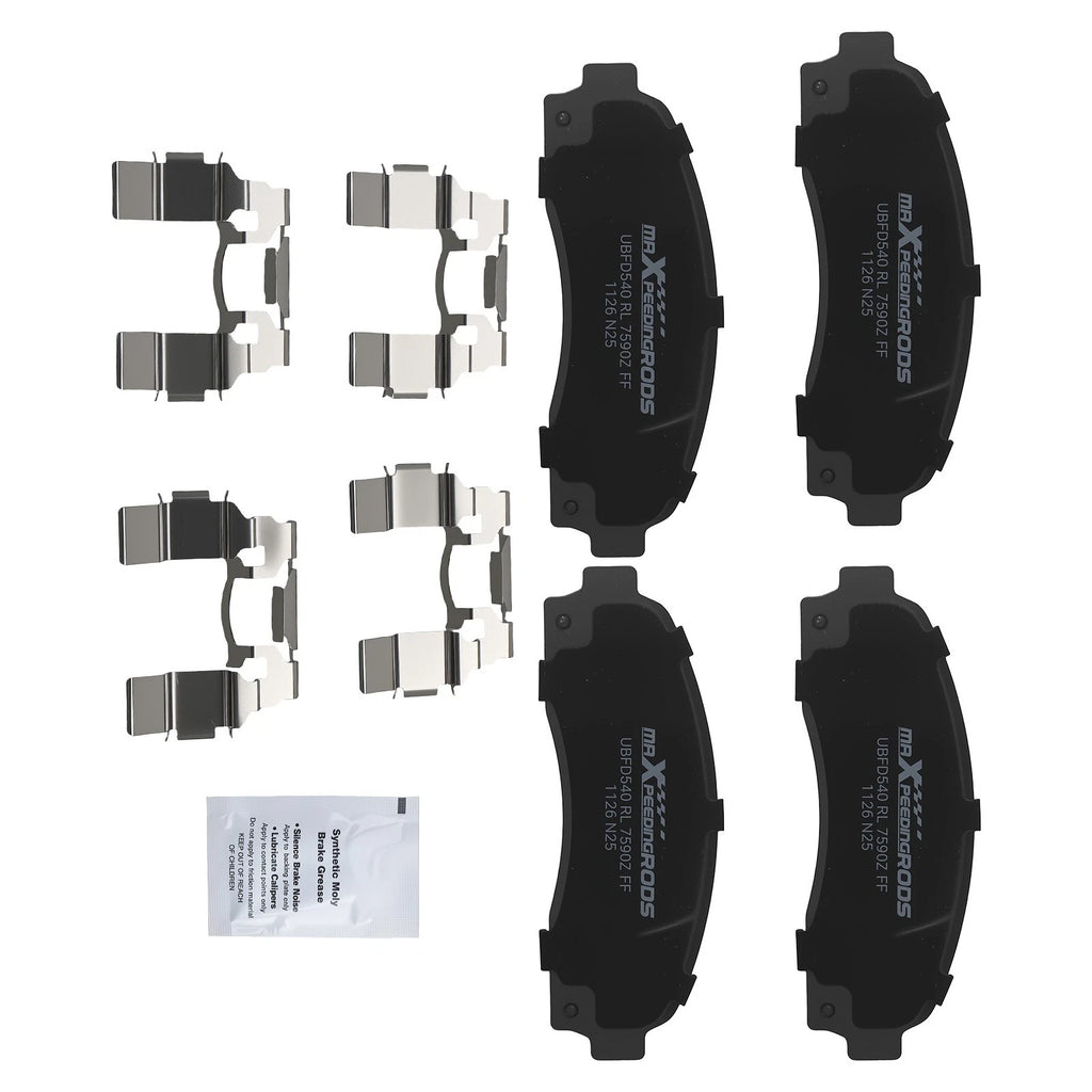 Front Ceramic Brake Pads Set of 4 for Ford Explorer Ranger/Mazda B2300 B3000 B4000