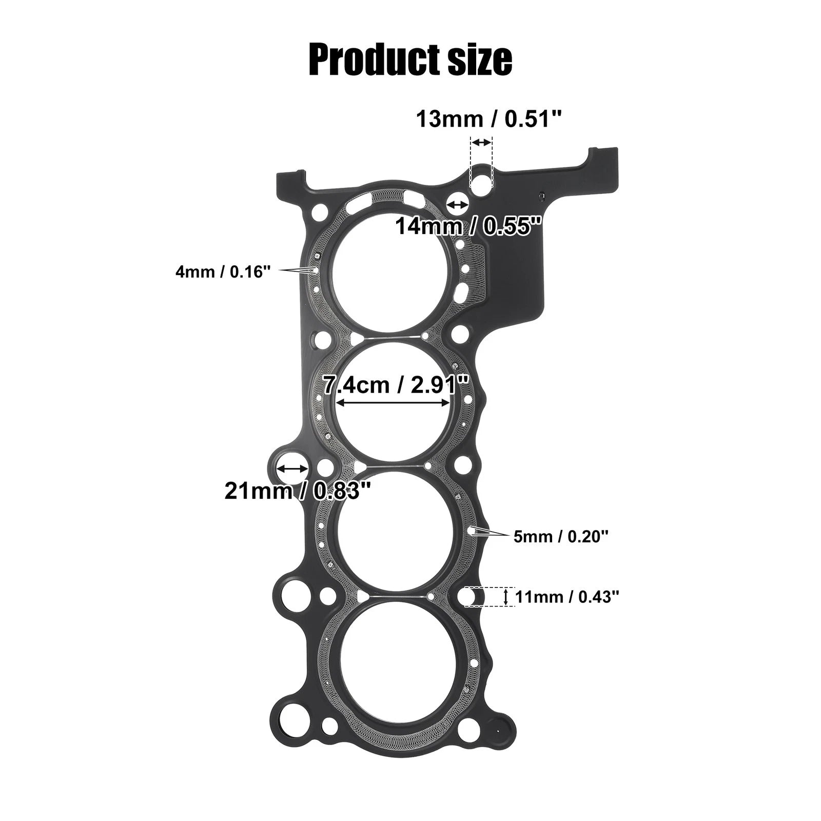 Cylinder Head Gasket No. 12251-59B-004 for Honda Civic, CR-V 