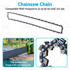 Chainsaw Chain 14" 3/8LP 050 Gauge 52DL for Husqvarna 136 137 141 142